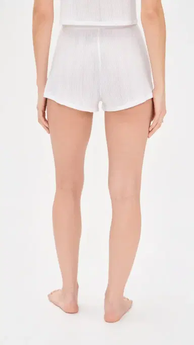 Negative Whipped Boyfriend Shorts White | Thumbnail 3 Negative Whipped Boyfriend Shorts White | Thumbnail 3