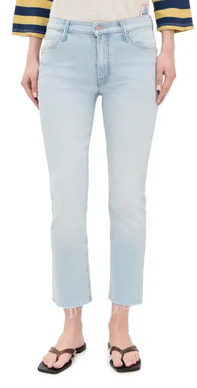 Mother The Rascal Flood Fray Jeans | Thumbnail 1 Mother The Rascal Flood Fray Jeans | Thumbnail 1
