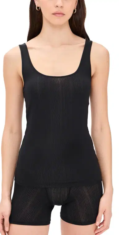 Negative Whipped Tank Top Black | Thumbnail 1 Negative Whipped Tank Top Black | Thumbnail 1