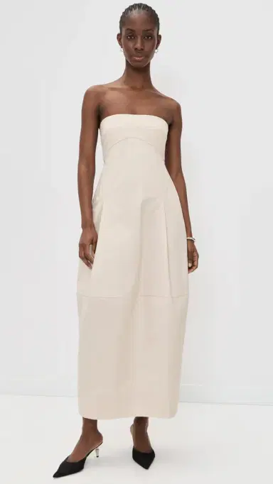 St. Agni Canvas Pleat Cocoon Dress Shell | Thumbnail 2 St. Agni Canvas Pleat Cocoon Dress Shell | Thumbnail 2
