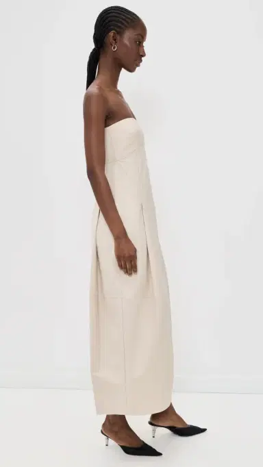 St. Agni Canvas Pleat Cocoon Dress Shell | Thumbnail 4 St. Agni Canvas Pleat Cocoon Dress Shell | Thumbnail 4