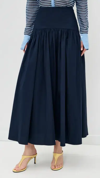 Staud Procida Skirt Navy 6 | Thumbnail 2 Staud Procida Skirt Navy 6 | Thumbnail 2