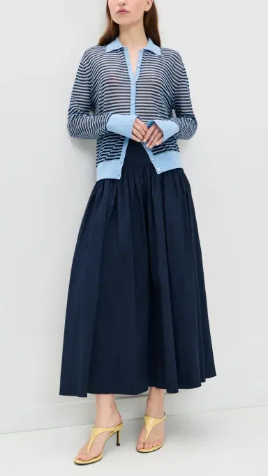 Staud Procida Skirt Navy 6 | Thumbnail 5 Staud Procida Skirt Navy 6 | Thumbnail 5