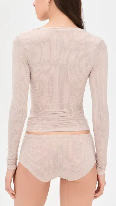 Negative Whipped Henley Top and | Thumbnail 3 Negative Whipped Henley Top and | Thumbnail 3