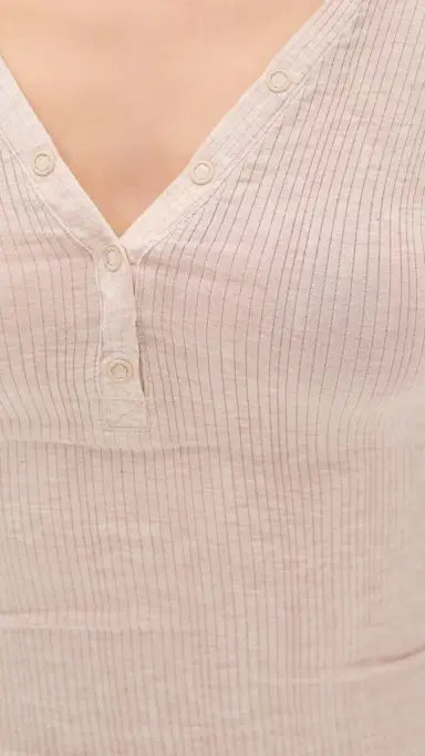 Negative Whipped Henley Top and | Thumbnail 6 Negative Whipped Henley Top and | Thumbnail 6