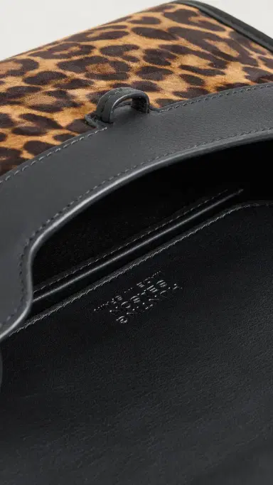 Hunting Season Small Soft Clutch in Suede Leopard/Black One Size | Thumbnail 6 Hunting Season Small Soft Clutch in Suede Leopard/Black One Size | Thumbnail 6