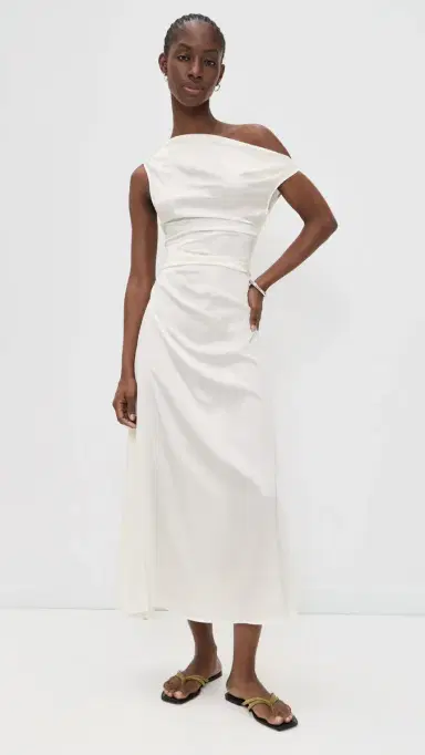 STAUD Phare Silk Dress | Thumbnail 2 STAUD Phare Silk Dress | Thumbnail 2
