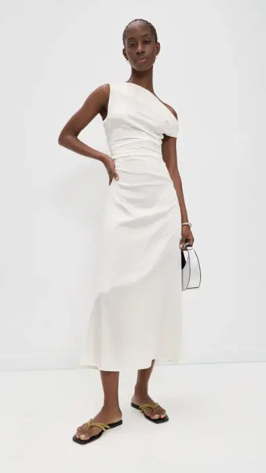 STAUD Phare Silk Dress | Thumbnail 5 STAUD Phare Silk Dress | Thumbnail 5