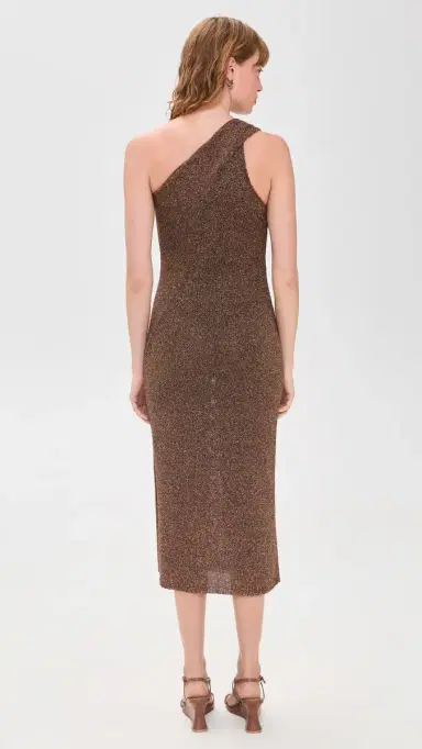 A.L.C. A. L.C. imi Dress ilk Chocolate | Thumbnail 3 A.L.C. A. L.C. imi Dress ilk Chocolate | Thumbnail 3