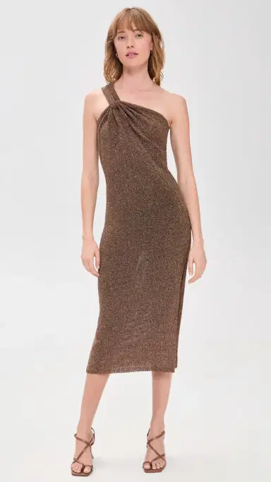 A.L.C. A. L.C. imi Dress ilk Chocolate | Thumbnail 5 A.L.C. A. L.C. imi Dress ilk Chocolate | Thumbnail 5