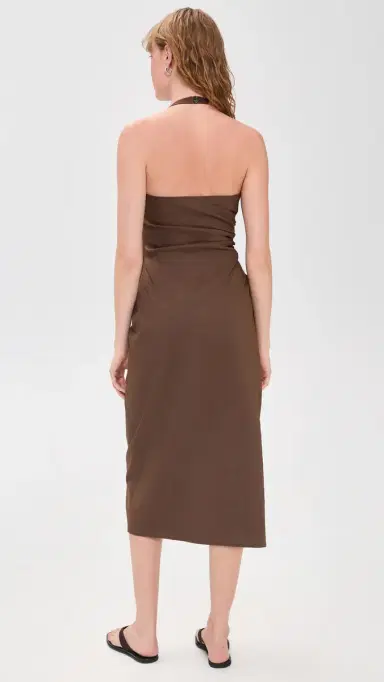 A.L.C. A. L.C. Sylvie Dress Milk Chocolate | Thumbnail 3 A.L.C. A. L.C. Sylvie Dress Milk Chocolate | Thumbnail 3