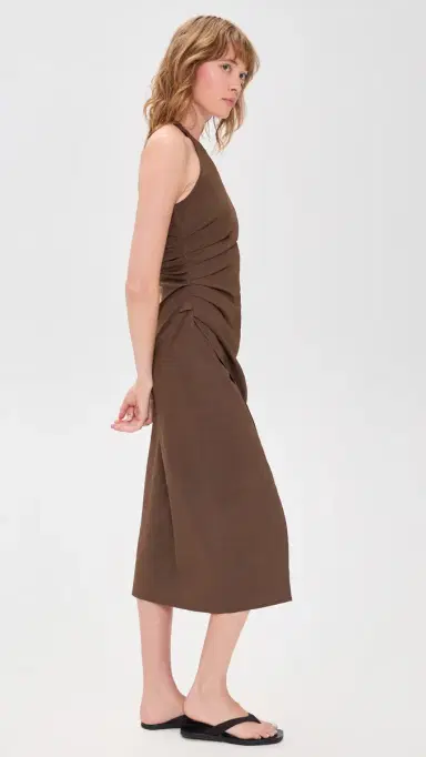 A.L.C. A. L.C. Sylvie Dress Milk Chocolate | Thumbnail 4 A.L.C. A. L.C. Sylvie Dress Milk Chocolate | Thumbnail 4