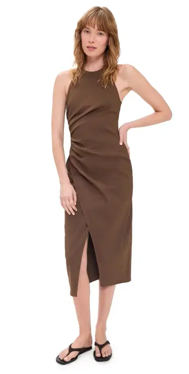 A.L.C. A. L.C. Sylvie Dress Milk Chocolate | Thumbnail 1 A.L.C. A. L.C. Sylvie Dress Milk Chocolate | Thumbnail 1