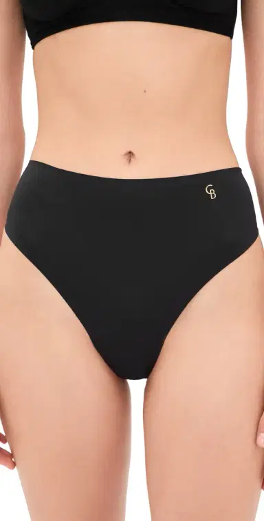 Cosabella Lisciante High Waisted Thong Black M/L | Thumbnail 1 Cosabella Lisciante High Waisted Thong Black M/L | Thumbnail 1