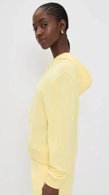 Hunza G Terry Zip Up Butter | Thumbnail 4 Hunza G Terry Zip Up Butter | Thumbnail 4