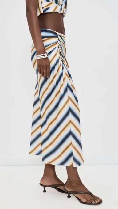 A.L.C. A. L.C. Jean Skirt Tahoe Blue/Milk Chocolate 6 | Thumbnail 4 A.L.C. A. L.C. Jean Skirt Tahoe Blue/Milk Chocolate 6 | Thumbnail 4