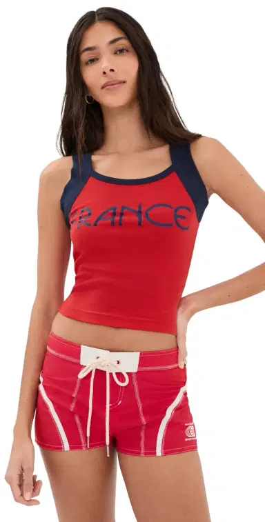 Made Some Sportswear France Tank Top Red/Navy L | Thumbnail 1 Made Some Sportswear France Tank Top Red/Navy L | Thumbnail 1