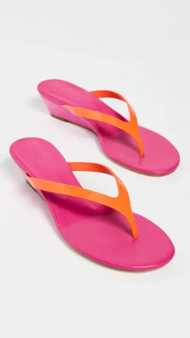 Christopher Esber Scala Wedge Sandals Watermelon/Tangelo 35 | Thumbnail 2 Christopher Esber Scala Wedge Sandals Watermelon/Tangelo 35 | Thumbnail 2