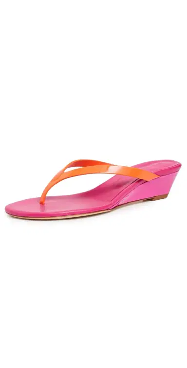 Christopher Esber Scala Wedge Sandals Watermelon/Tangelo 35 | Thumbnail 1 Christopher Esber Scala Wedge Sandals Watermelon/Tangelo 35 | Thumbnail 1