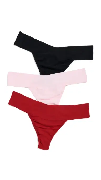 Hanky Panky BreatheSoft Natural Rise Thong Panties 3 Pack Bbpc | Thumbnail 6 Hanky Panky BreatheSoft Natural Rise Thong Panties 3 Pack Bbpc | Thumbnail 6