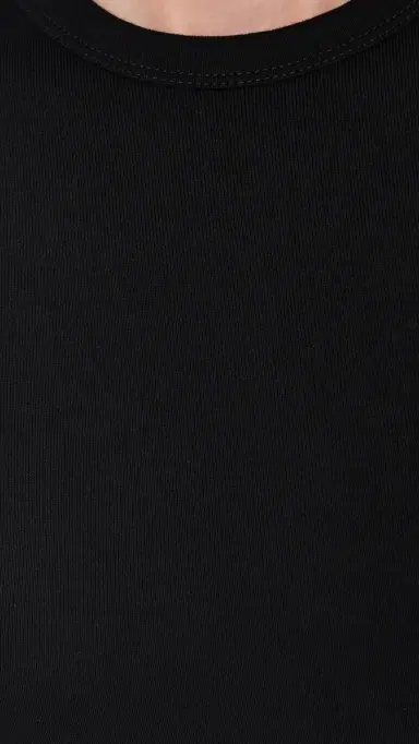 Madewell The 90s hell Tank In Compact Cotton Jet Black | Thumbnail 6 Madewell The 90s hell Tank In Compact Cotton Jet Black | Thumbnail 6
