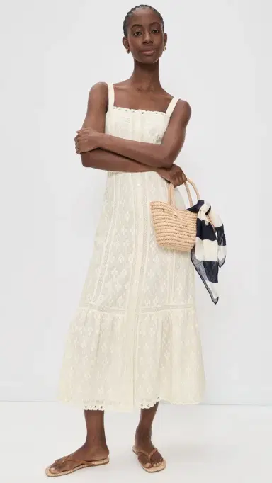 PAIGE Kelli Dress Antique White | Thumbnail 5 PAIGE Kelli Dress Antique White | Thumbnail 5