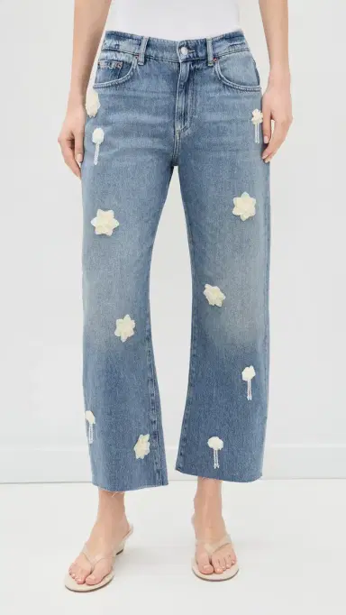 Le Jean Flower Nomad Ankle Jeans | Thumbnail 2 Le Jean Flower Nomad Ankle Jeans | Thumbnail 2