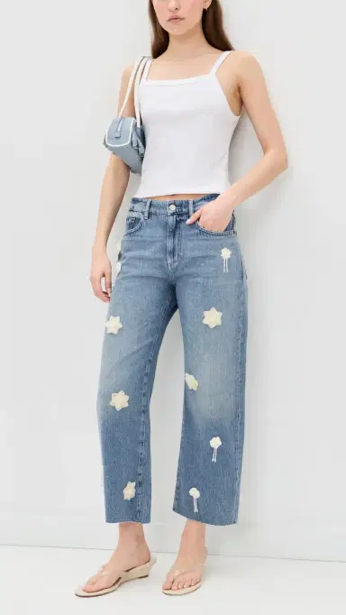 Le Jean Flower Nomad Ankle Jeans | Thumbnail 5 Le Jean Flower Nomad Ankle Jeans | Thumbnail 5