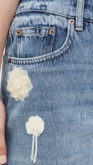 Le Jean Flower Nomad Ankle Jeans | Thumbnail 6 Le Jean Flower Nomad Ankle Jeans | Thumbnail 6