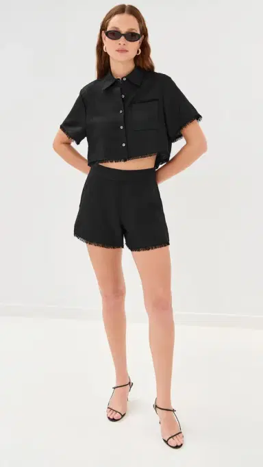 SIMKHAI Dax Shorts Black | Thumbnail 5 SIMKHAI Dax Shorts Black | Thumbnail 5