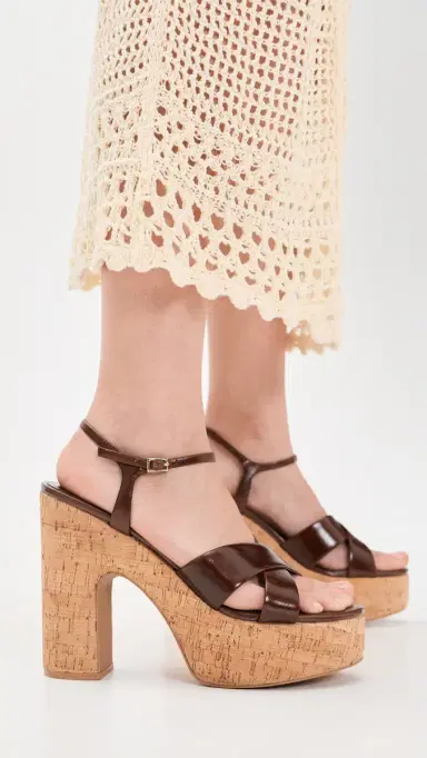 Jeffrey Campbell Big Time Platform Sandals Brown Cork 7 | Thumbnail 3 Jeffrey Campbell Big Time Platform Sandals Brown Cork 7 | Thumbnail 3