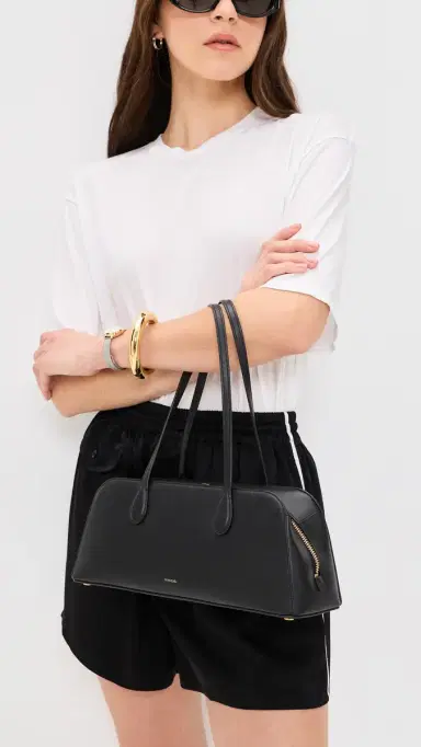 Vince Athene Shoulder Bag Black One Size | Thumbnail 3 Vince Athene Shoulder Bag Black One Size | Thumbnail 3