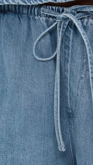 Good American The Denim Pull On horts Indigo1273 | Thumbnail 6 Good American The Denim Pull On horts Indigo1273 | Thumbnail 6