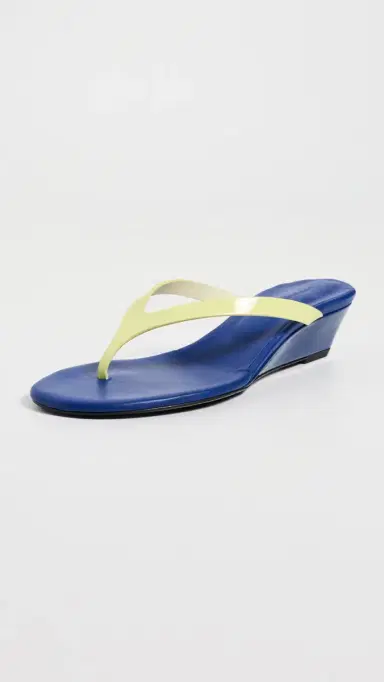 Christopher Esber Scala Wedge Sandals Ink/Butter 35 | Thumbnail 2 Christopher Esber Scala Wedge Sandals Ink/Butter 35 | Thumbnail 2