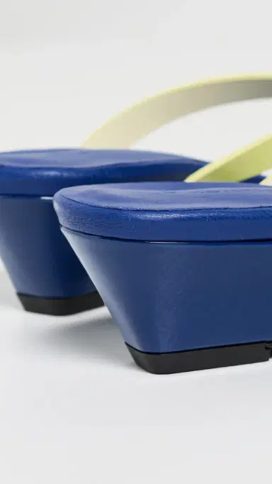 Christopher Esber Scala Wedge Sandals Ink/Butter 35 | Thumbnail 4 Christopher Esber Scala Wedge Sandals Ink/Butter 35 | Thumbnail 4