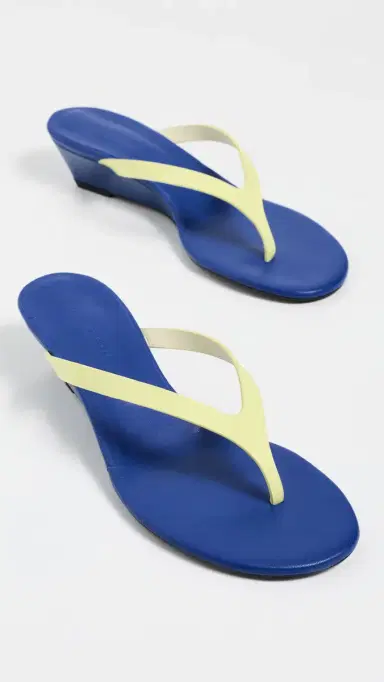 Christopher Esber Scala Wedge Sandals Ink/Butter 35 | Thumbnail 5 Christopher Esber Scala Wedge Sandals Ink/Butter 35 | Thumbnail 5