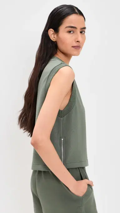 Varley hea Crop Tank Thyme | Thumbnail 4 Varley hea Crop Tank Thyme | Thumbnail 4