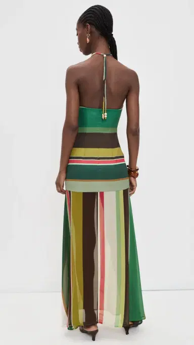 Seven Wonders Estella Halter High Slit axi Dress Estella ulti | Thumbnail 3 Seven Wonders Estella Halter High Slit axi Dress Estella ulti | Thumbnail 3