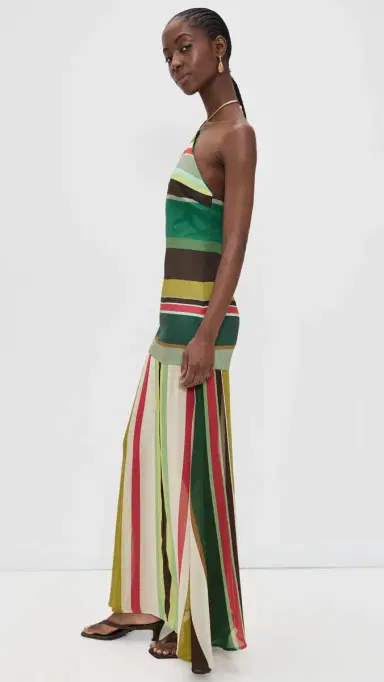 Seven Wonders Estella Halter High Slit axi Dress Estella ulti | Thumbnail 4 Seven Wonders Estella Halter High Slit axi Dress Estella ulti | Thumbnail 4