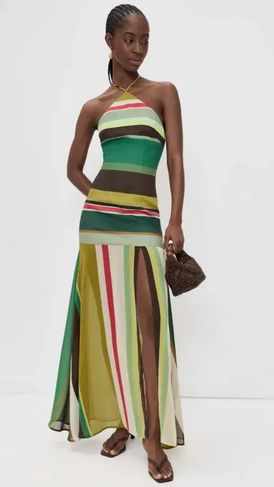 Seven Wonders Estella Halter High Slit axi Dress Estella ulti | Thumbnail 5 Seven Wonders Estella Halter High Slit axi Dress Estella ulti | Thumbnail 5