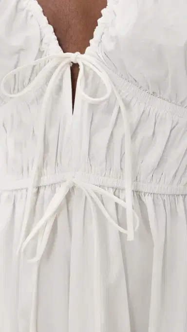 Wayf Liv Ruched Midi Dress | Thumbnail 6 Wayf Liv Ruched Midi Dress | Thumbnail 6