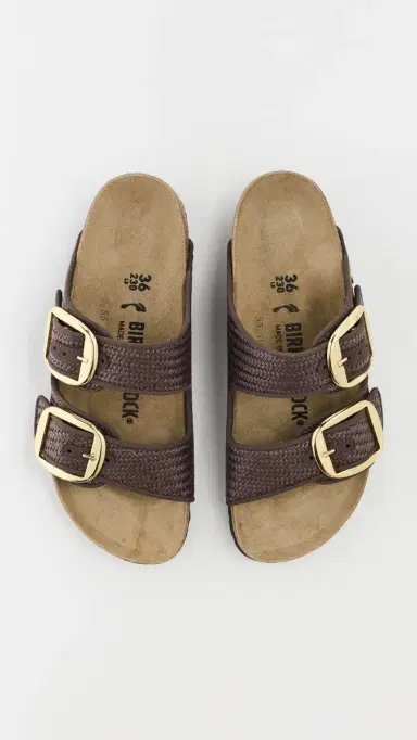 Birkenstock Arizona Big Buckle Raffia Sandals Carafe 36 | Thumbnail 5 Birkenstock Arizona Big Buckle Raffia Sandals Carafe 36 | Thumbnail 5