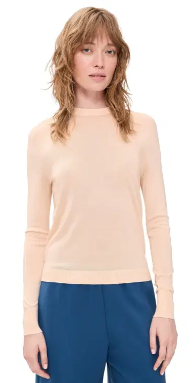 Renggli Crewneck Sweater Eggshell | Thumbnail 1 Renggli Crewneck Sweater Eggshell | Thumbnail 1