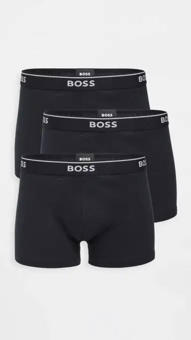 BOSS Classic Cotton 3 Pack Trunks Black L | Thumbnail 2 BOSS Classic Cotton 3 Pack Trunks Black L | Thumbnail 2