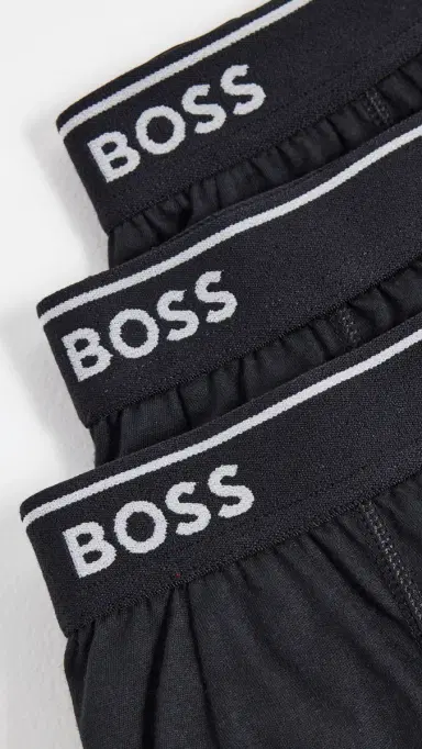 BOSS Classic Cotton 3 Pack Trunks Black L | Thumbnail 4 BOSS Classic Cotton 3 Pack Trunks Black L | Thumbnail 4