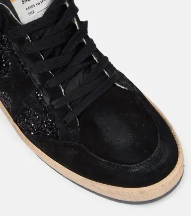 Golden Goose Ball Star suede-trimmed sneakers | Thumbnail 2 Golden Goose Ball Star suede-trimmed sneakers | Thumbnail 2