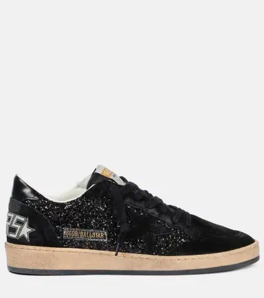 Golden Goose Ball Star suede-trimmed sneakers | Thumbnail 3 Golden Goose Ball Star suede-trimmed sneakers | Thumbnail 3