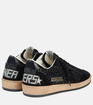 Golden Goose Ball Star suede-trimmed sneakers | Thumbnail 4 Golden Goose Ball Star suede-trimmed sneakers | Thumbnail 4