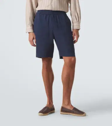 Sunspel Linen shorts | Thumbnail 3 Sunspel Linen shorts | Thumbnail 3