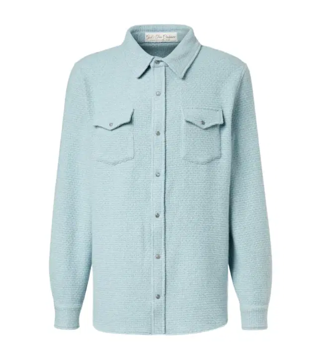 Labradorite waffle-knit cashmere shirt Labradorite waffle-knit cashmere shirt